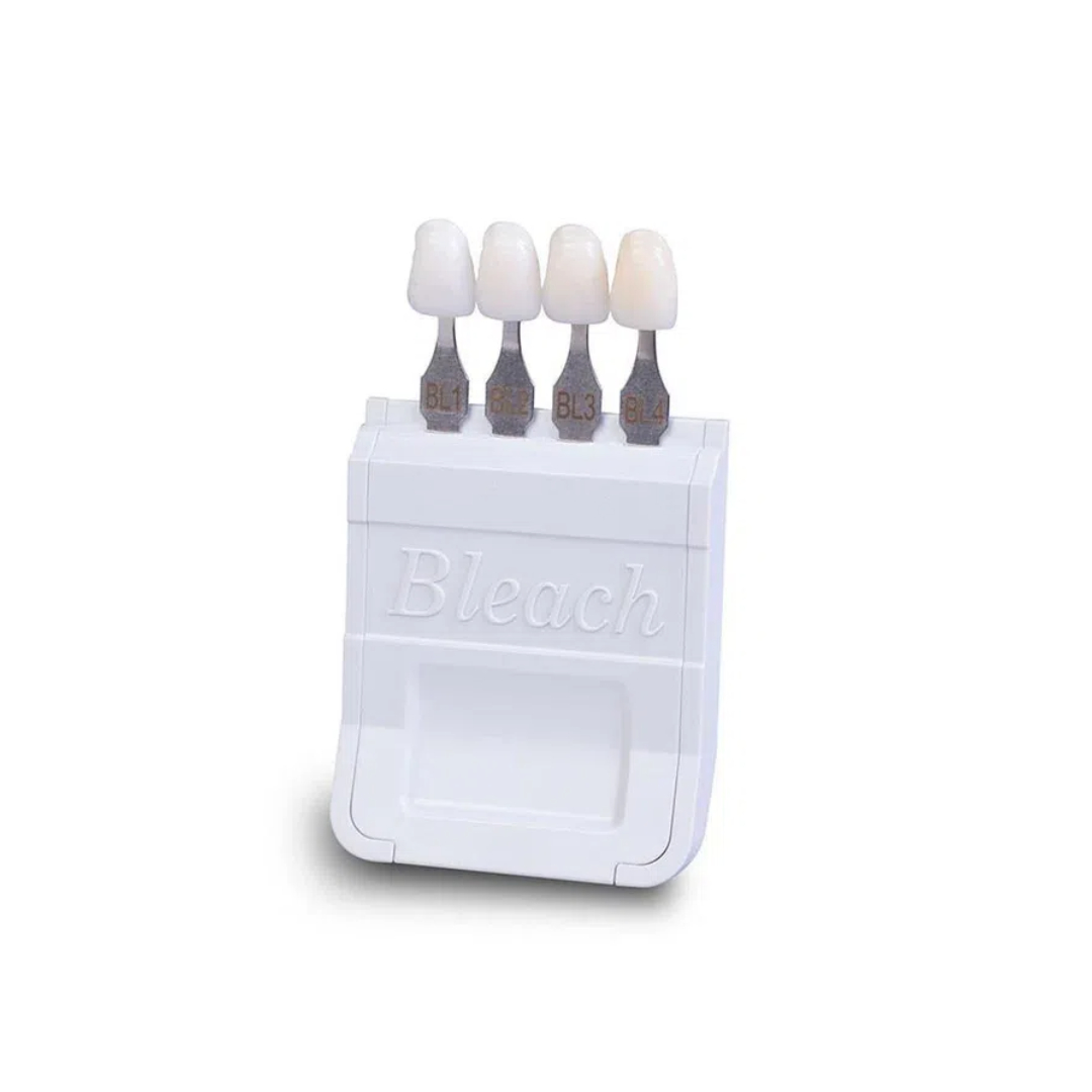 Teeth Whitening Retainer - 4 kleuren Tandheelkundige Gebleekte Schaduw Gids