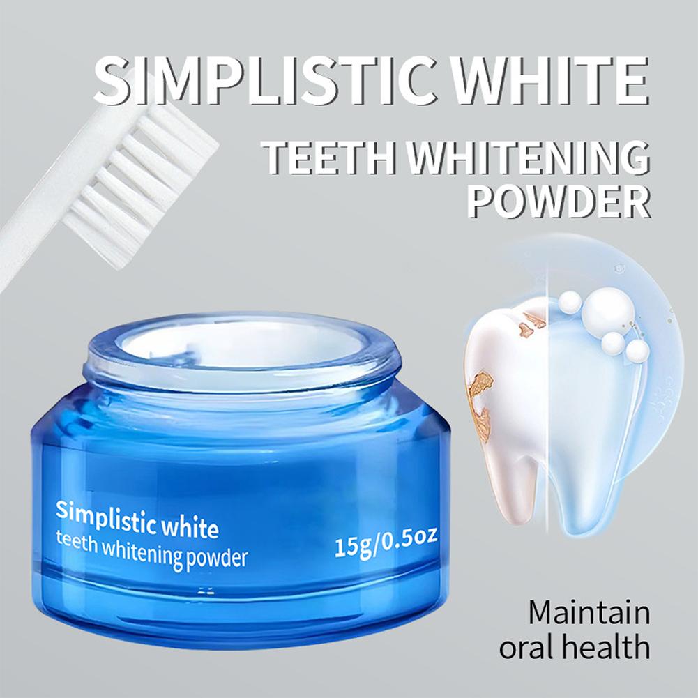 Teeth Whitening Groupon - Simplistic Tandenbleekpoeder Vermindert Hardnekkige Vlekken van