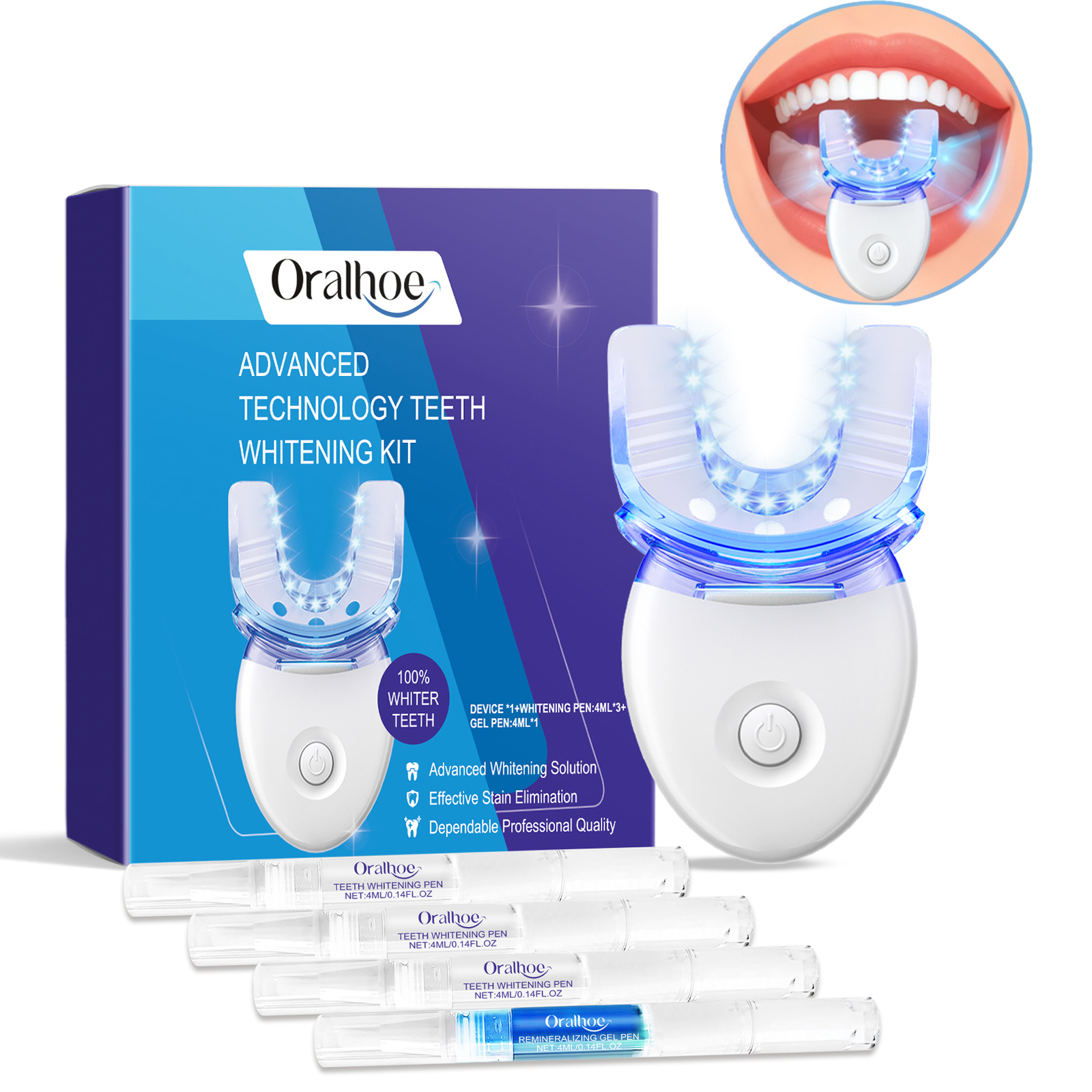 Teeth Whitening Diy - Professionele Tanden Whitening LED Light Kit