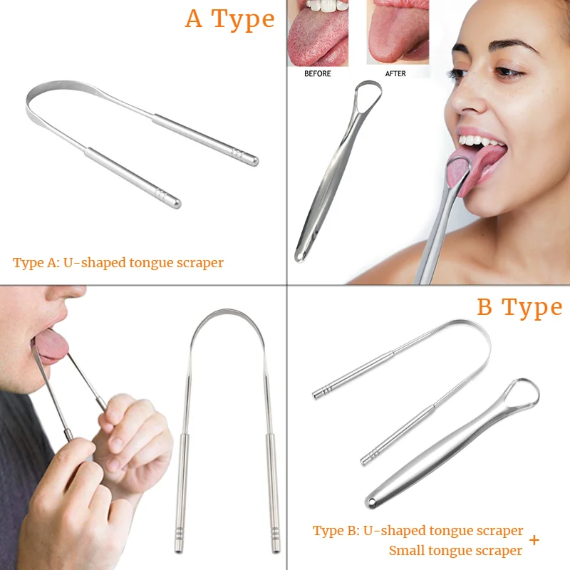 Tongschraperreiniger voor volw - Tongue Scraper Metal recensie en prijs