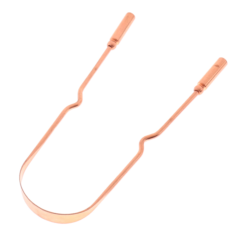 1Pc Zuiver Koper Tongschraper  - Tongue Scraper Metal recensie en prijs
