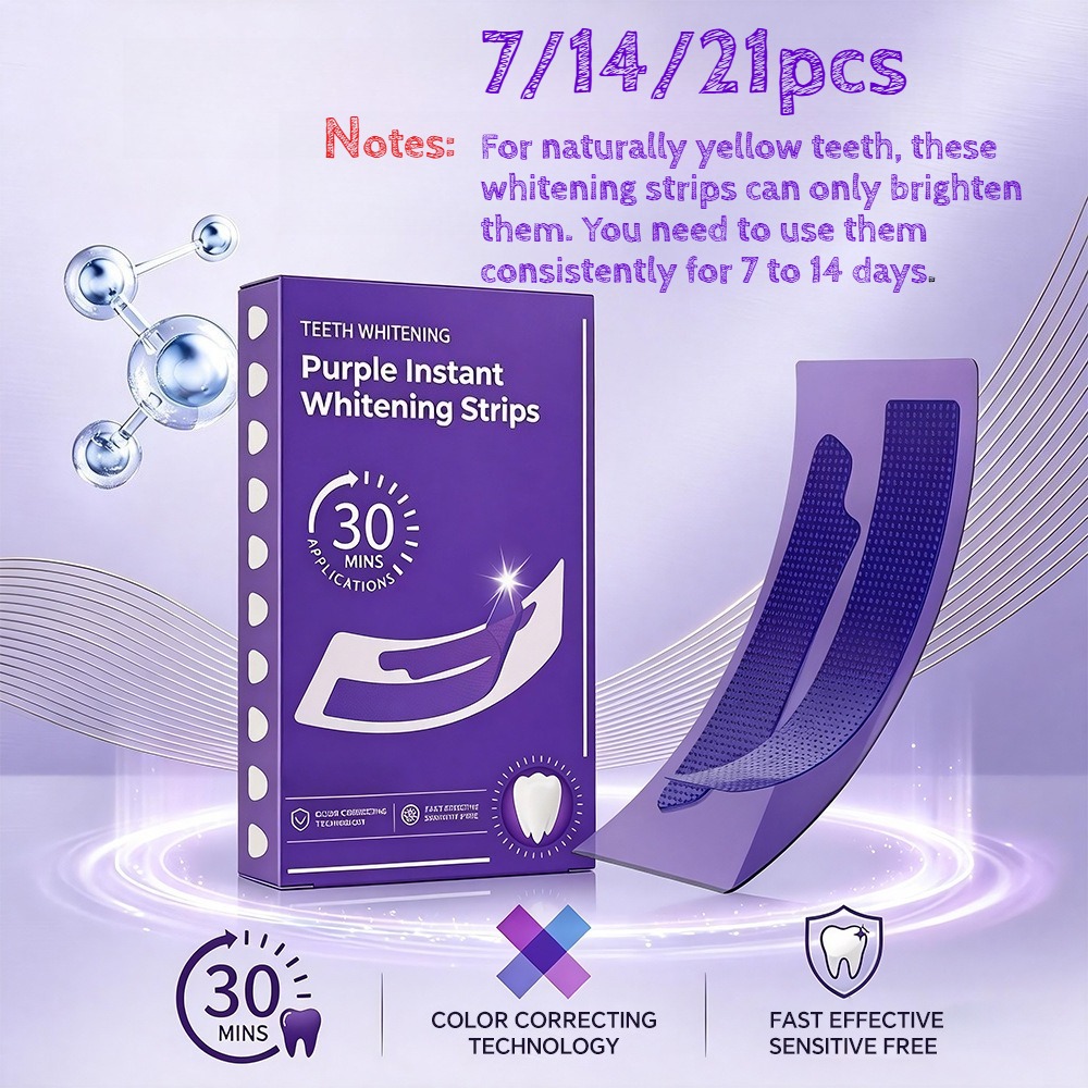 Paarse Tanden Whitening Strips - Teeth Whitening Quick recensie en prijs
