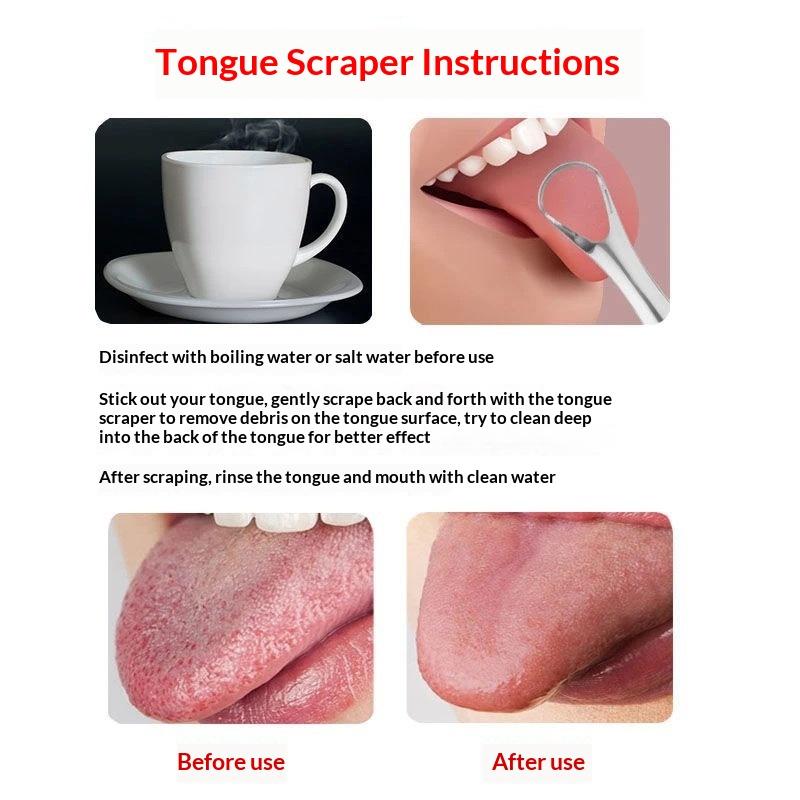 Roestvrijstalen tongschraper s - Tongue Scraper Metal recensie en prijs
