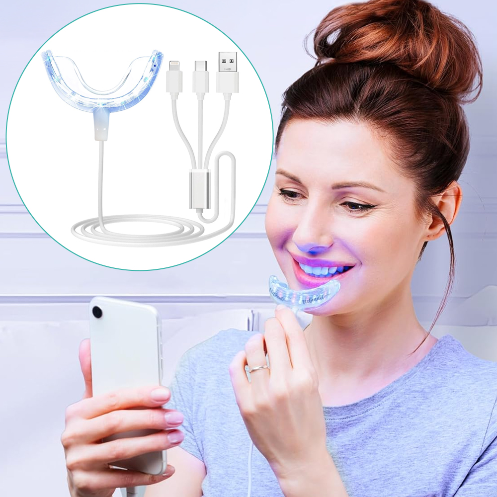 Tanden bleken versneller licht - Teeth Whitening Light Kit recensie en prijs