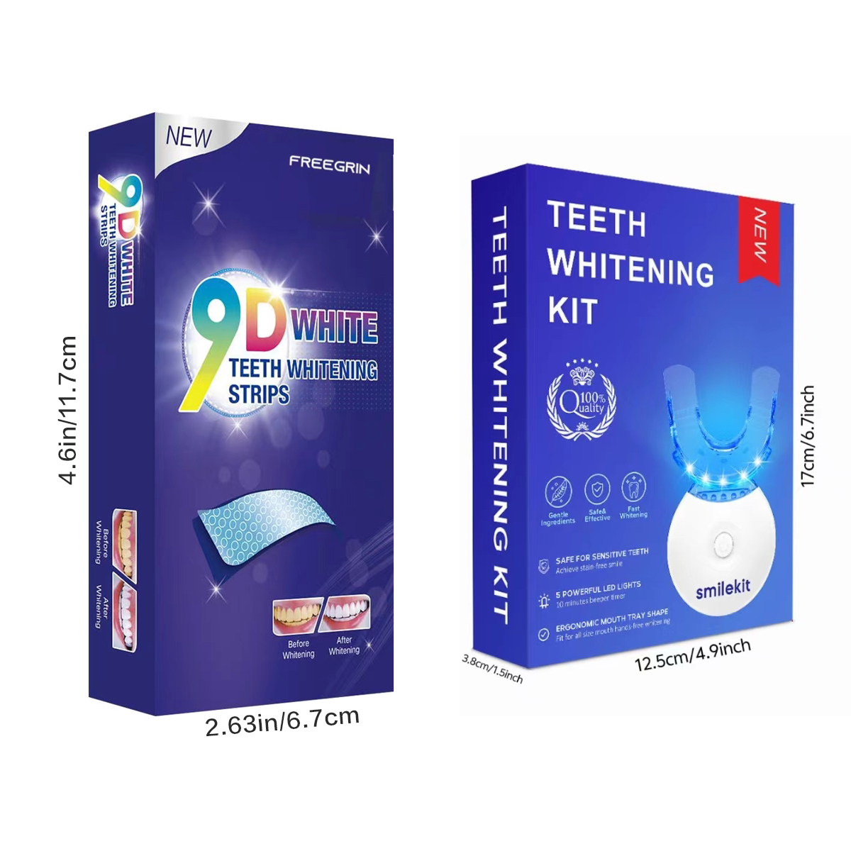 Tandenbleekset - 5X LED-licht  - Teeth Whitening Diy recensie en prijs