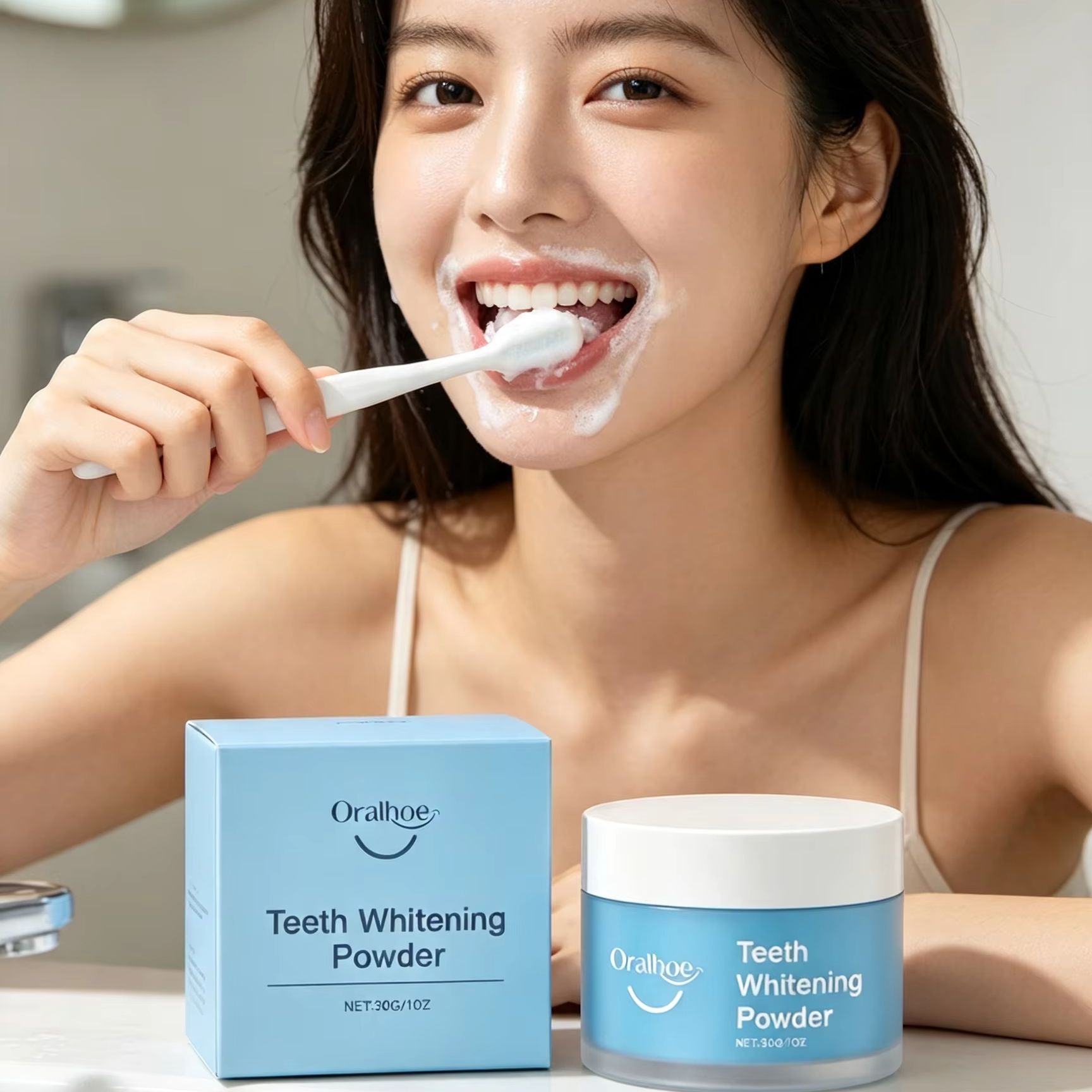 Oralhoe Tandpoeder voor het Po - Teeth Whitening Groupon recensie en prijs
