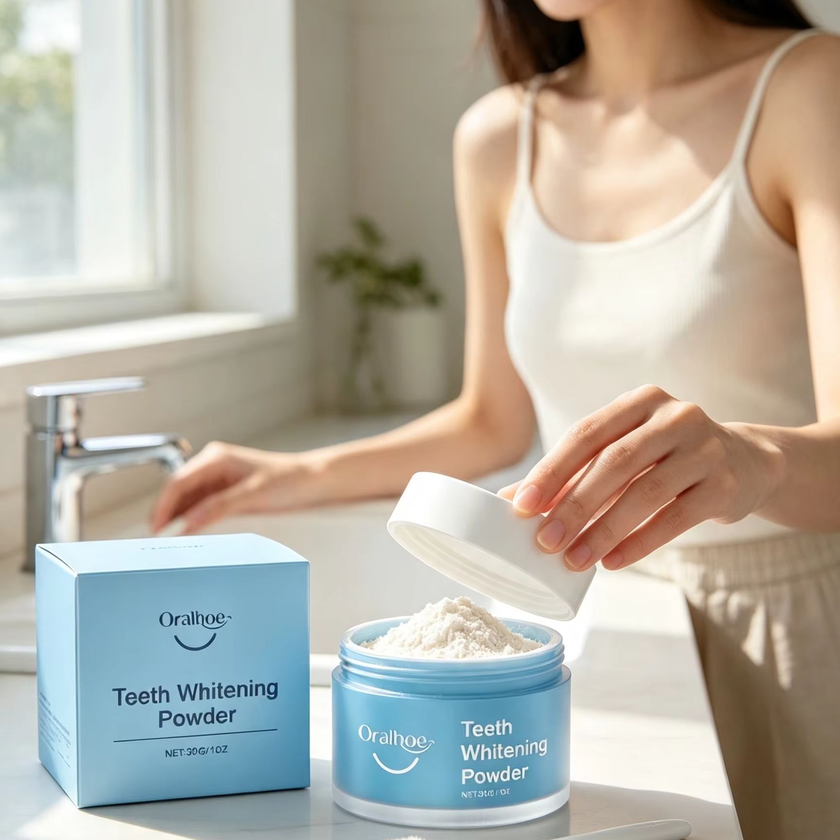 Oralhoe Tandpoeder voor het Po - Teeth Whitening Groupon recensie en prijs
