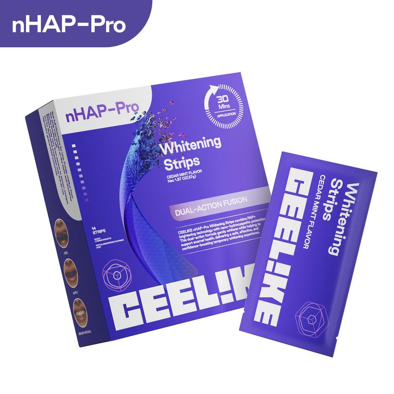 Paarse Tandbleekstrips 14 stuk - Teeth Whitening Retainer recensie en prijs