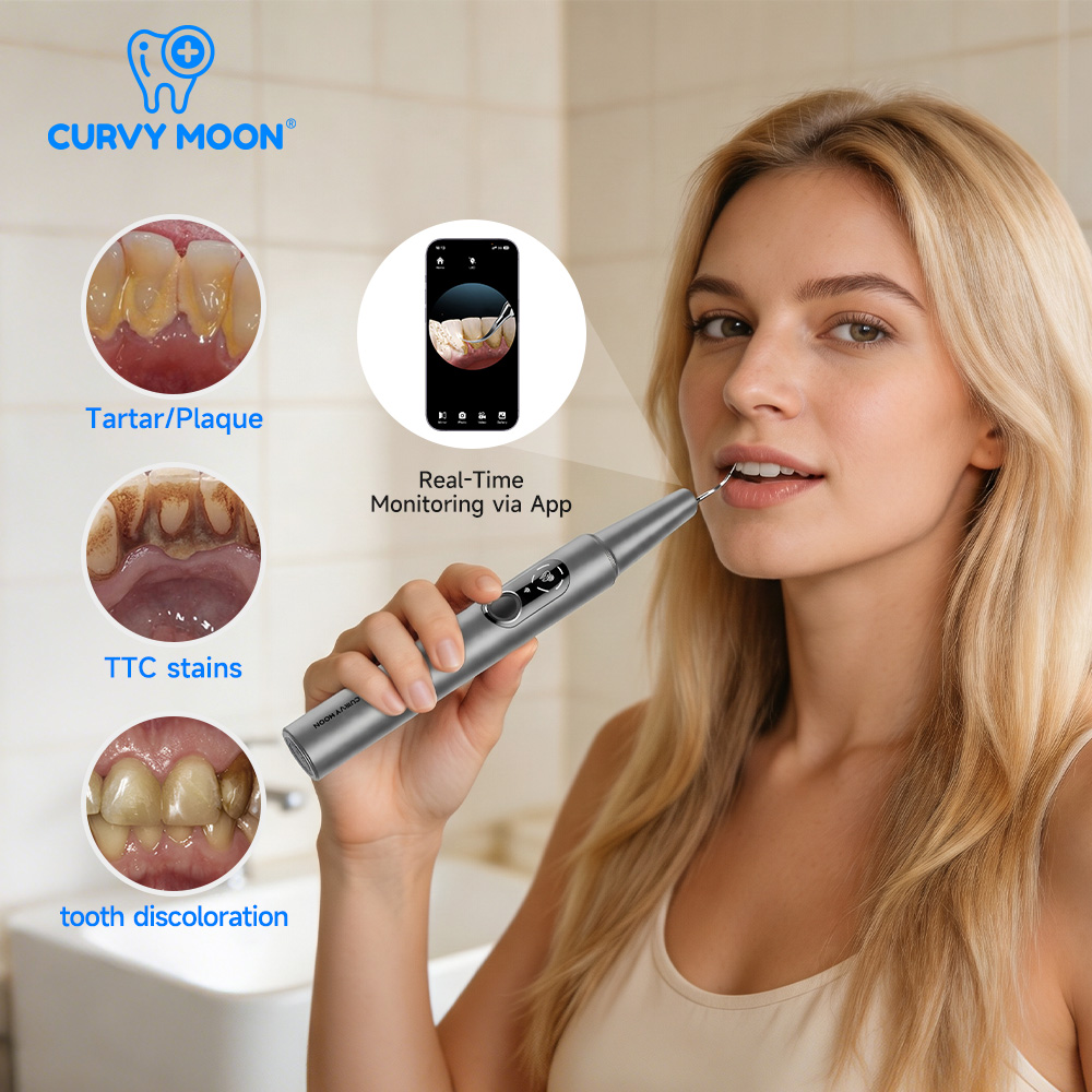 CURVY MOON Zichtbare elektrisc - Teeth Whitening Uv recensie en prijs