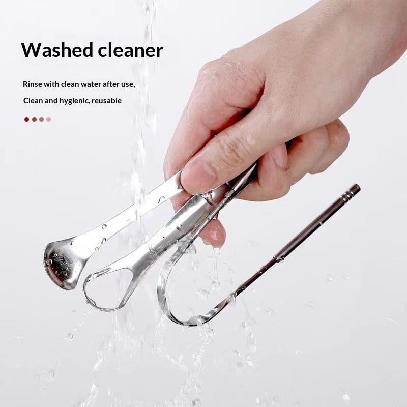 RVS Tongschraper Set Herbruikb - Tongue Scraper Metal recensie en prijs
