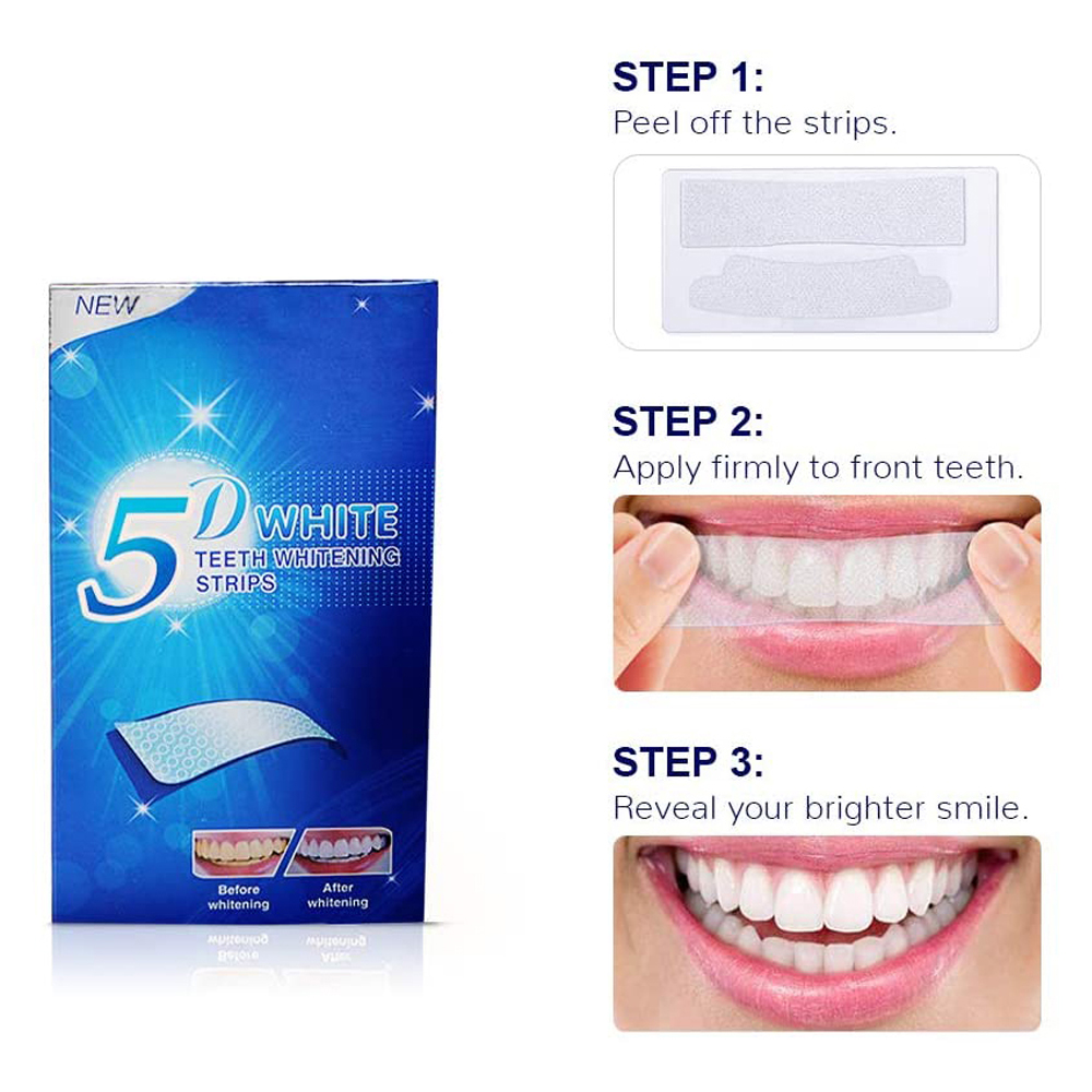5D Witmakende Tandstrips, Whit - Teeth Whitening Diy recensie en prijs